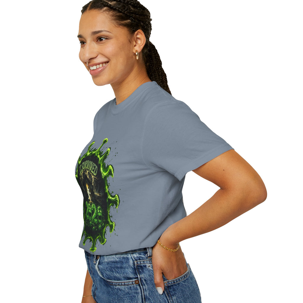 I Survived 2020 — Director's Cut S1:E5 "Delivery Doomsday" | Pandemic Edition Unisex Garment-Dyed T-shirt