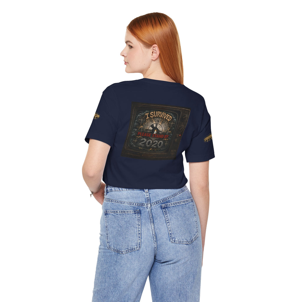 I Survived 2020 — "Please Stand By" Test Pattern Tee Special Edition Summer Premier Unisex Jersey Short Sleeve Tee