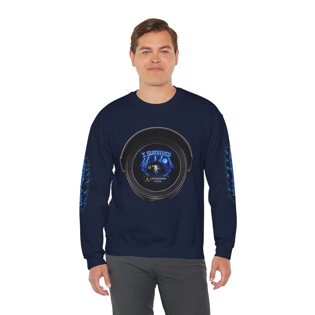 I Survived 2020 — Director's Cut S3:E1 "Quarantine" | Lockdown Edition Documentary Unisex Heavy Blend™ Crewneck Sweatshirt