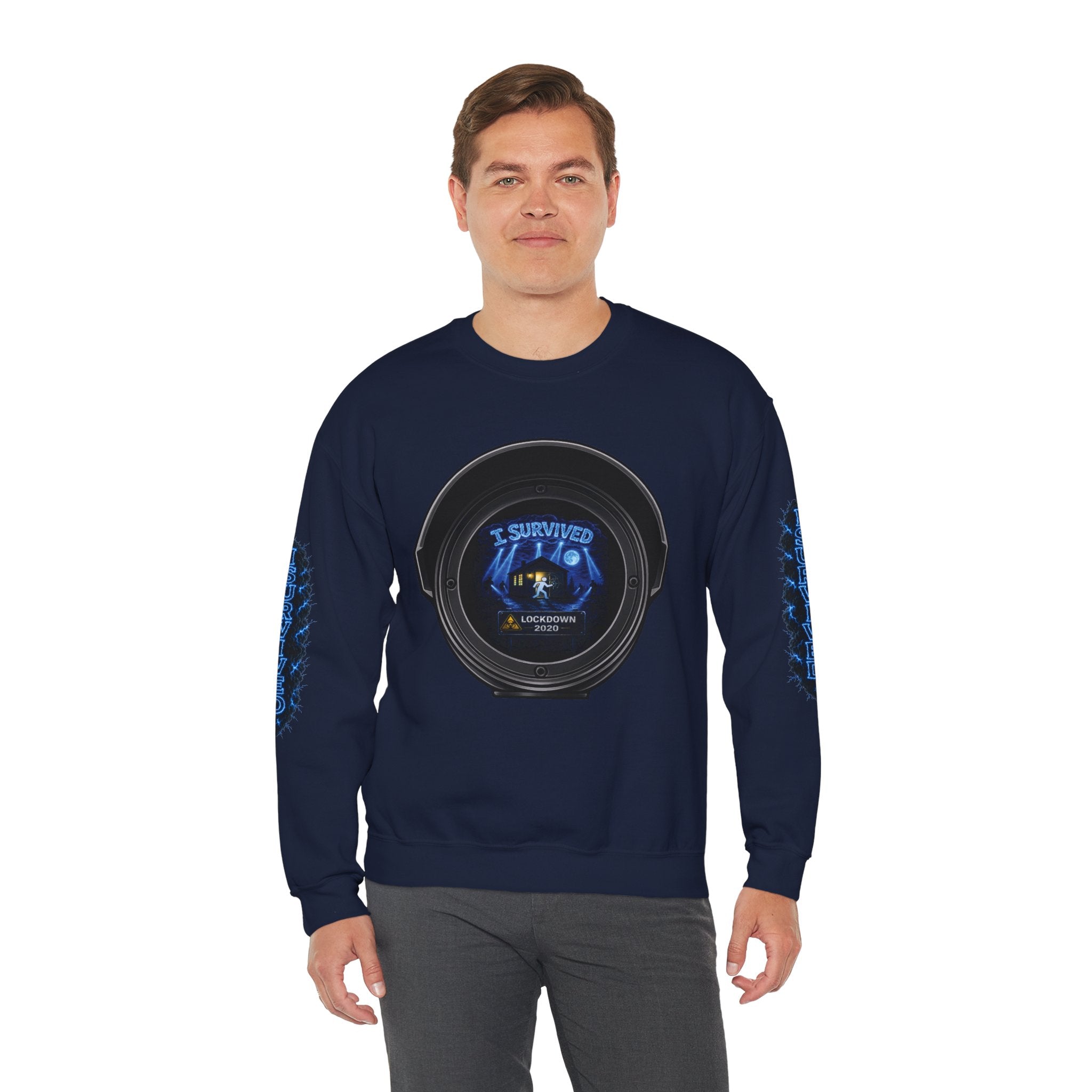 I Survived 2020 — Director's Cut S3:E1 "Quarantine" | Lockdown Edition Documentary Unisex Heavy Blend™ Crewneck Sweatshirt
