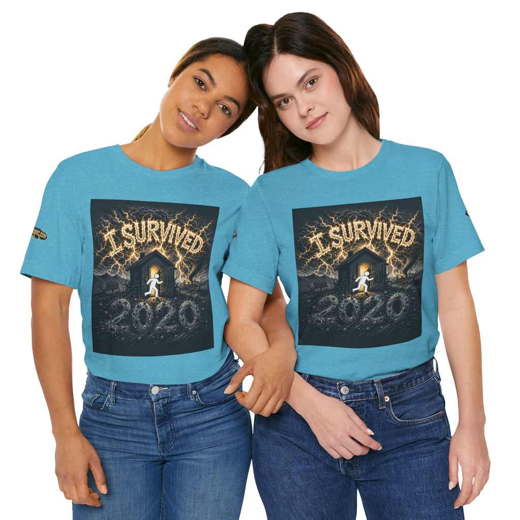 I Survived 2020 — Original Design Teaser Tee | Season 1 Premiere Drop Unisex Jersey Short Sleeve Tee