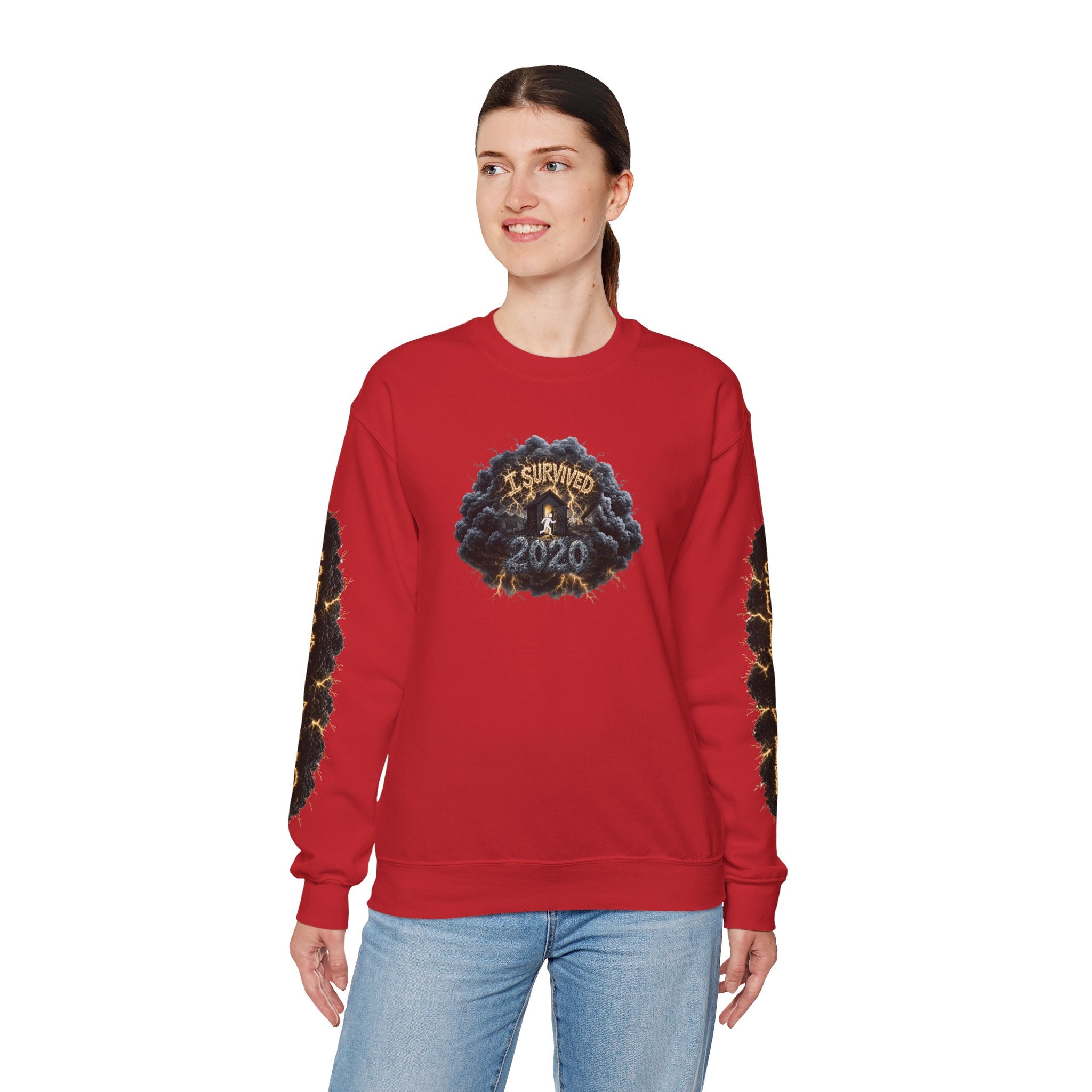 I Survived 2020 — Original PILOT Design: Director's Cut Special Edition Unisex Heavy Blend™ Crewneck Sweatshirt