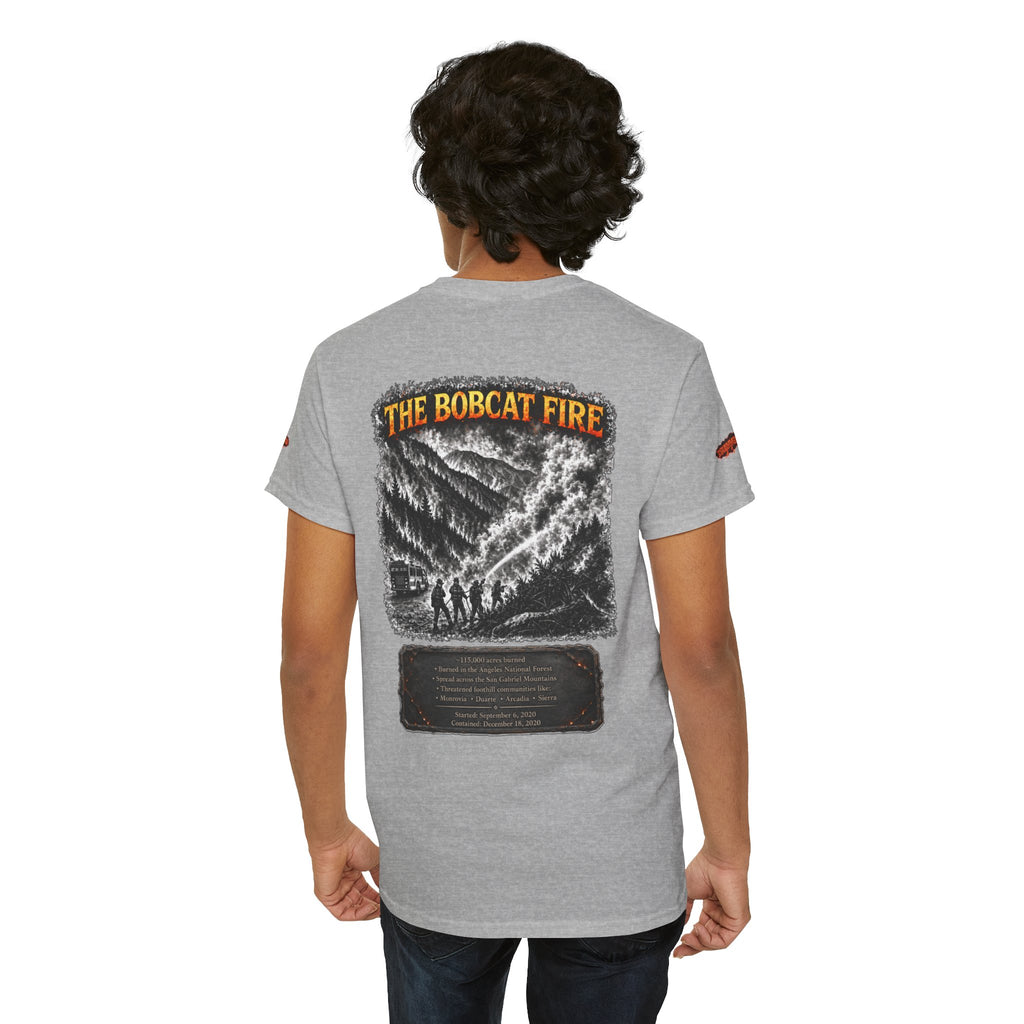 I Survived 2020 — WILDFIRES S2:E2: Special Edition "The Bobcat Fire" Memorial Unisex Heavy Cotton Tee