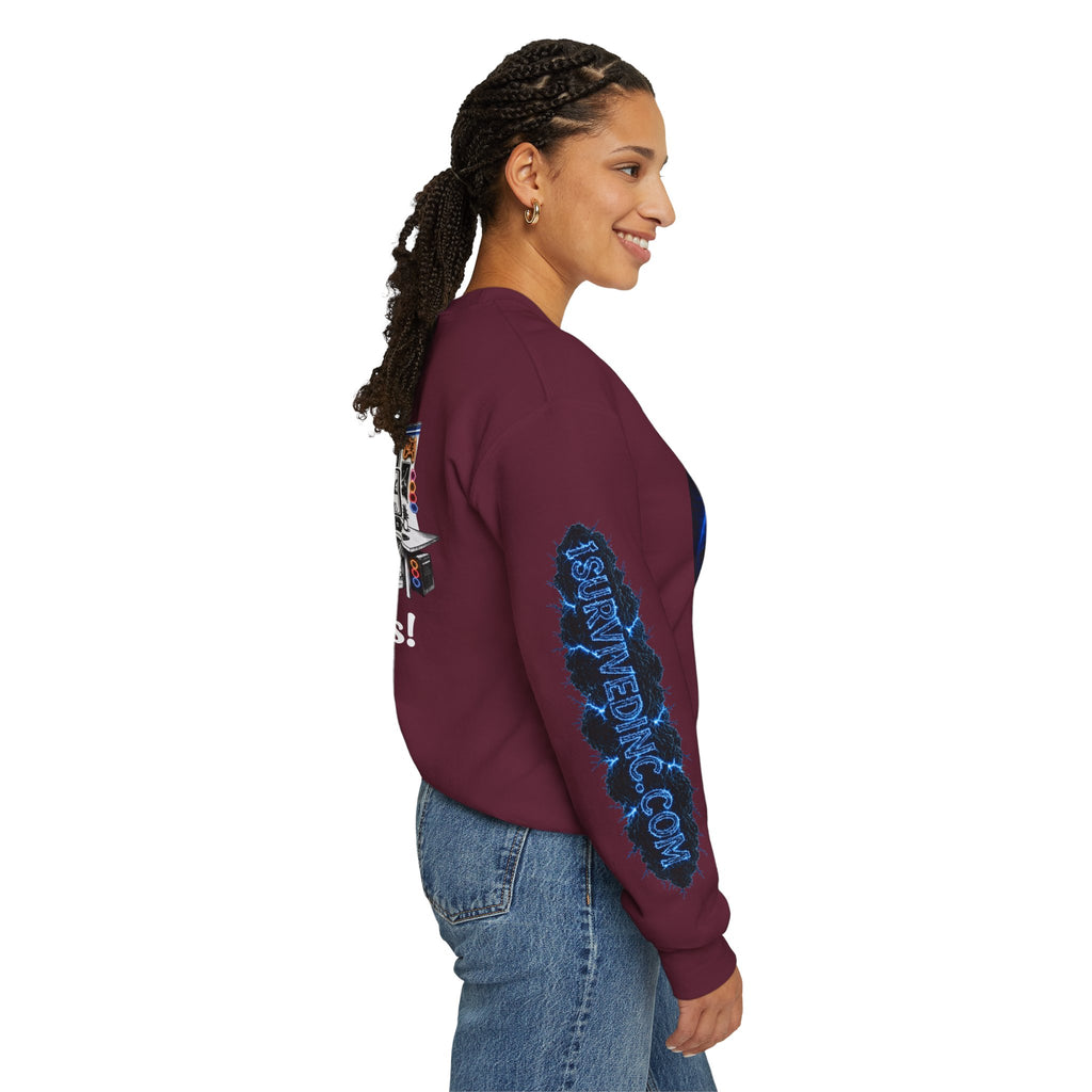 I Survived 2020 — LOCKDOWN S3:E4: "Working From Home" Unisex Heavy Blend™ Crewneck Sweatshirt