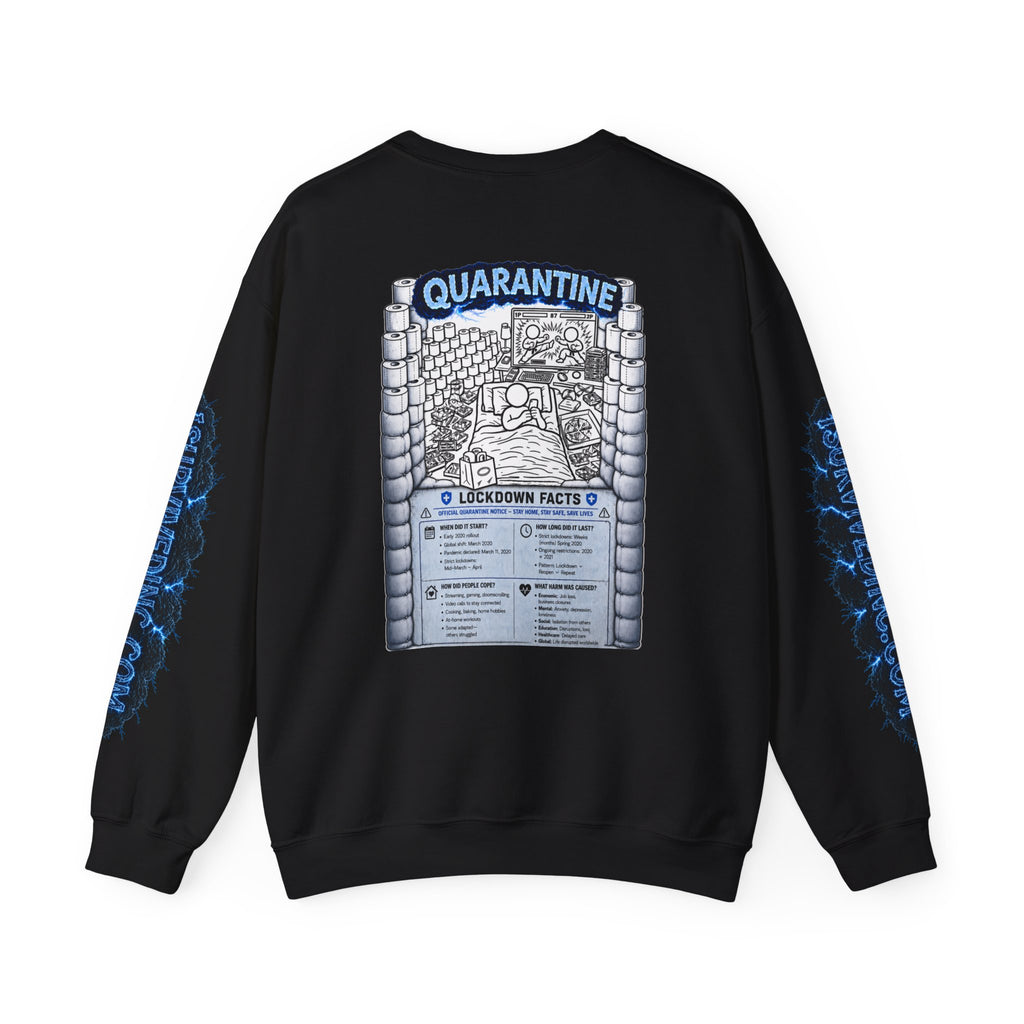 I Survived 2020 — LOCKDOWN S3:E1: "Quarantine" Unisex Heavy Blend™ Crewneck Sweatshirt