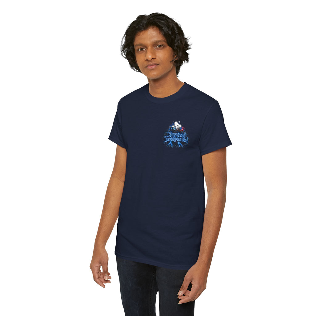I Survived 2020 — "Please Stand By" Test Pattern Tee Lockdown Surveillance Edition Summer Exclusive Unisex Heavy Cotton Tee
