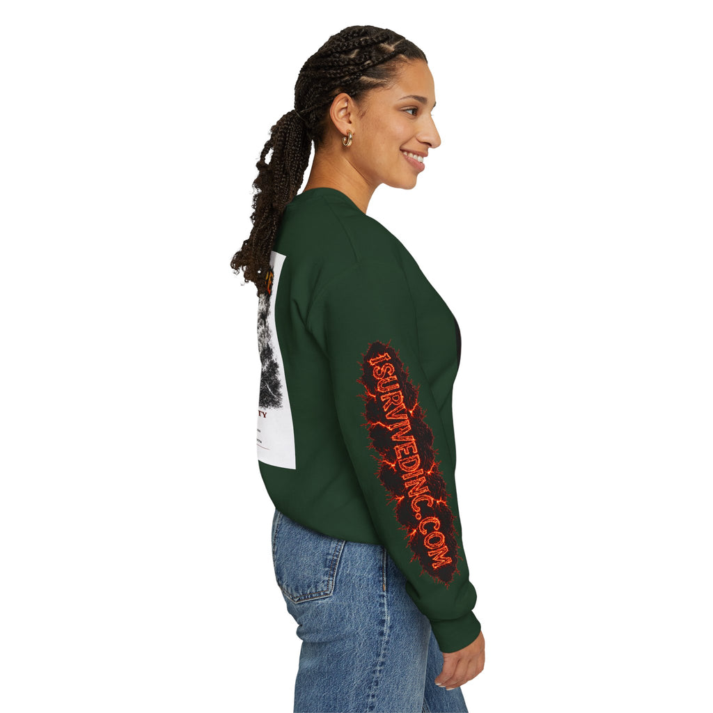 I Survived 2020 — S2:E2 "The Bobcat Fire" | Wildfire Edition Memorial Unisex Heavy Blend™ Crewneck Sweatshirt