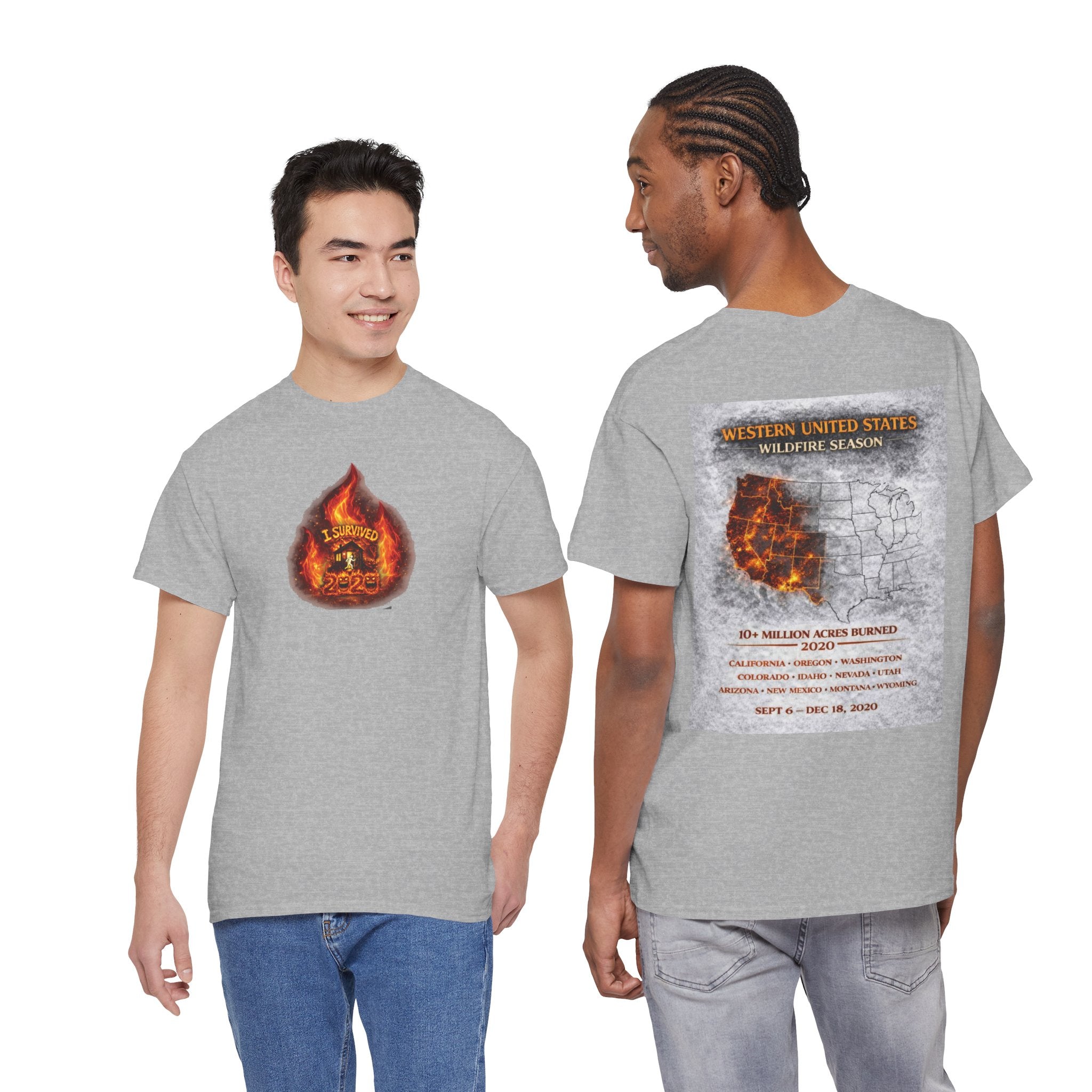 I Survived 2020 — WILDFIRES S2:E4: Director's Cut "Western U.S. Wildfire Season" Memorial Tee