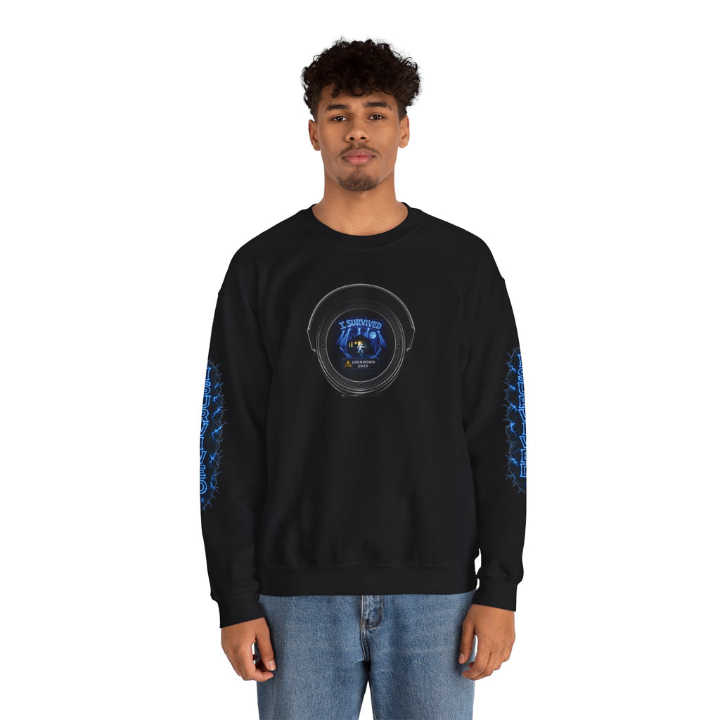 I Survived 2020 — LOCKDOWN S3:E2: Director's Cut Special Edition "Dating Under Lockdown" Unisex Heavy Blend™ Crewneck Sweatshirt