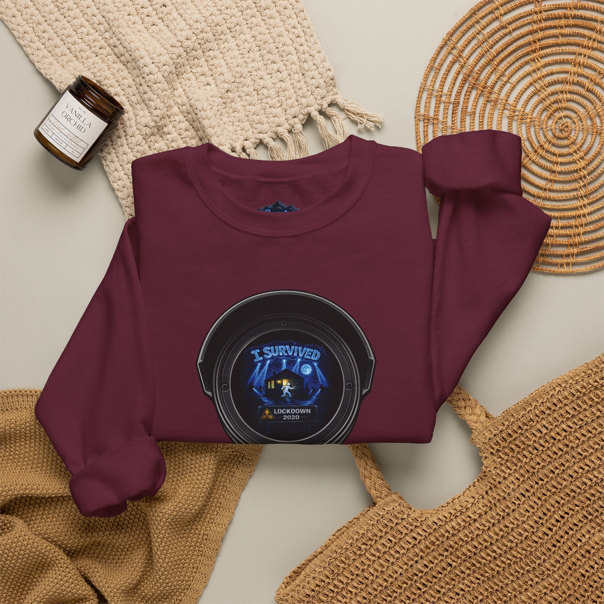 I Survived 2020 —  LOCKDOWN S3:E1: Director's Cut Special Edition "Quarantine" Unisex Heavy Blend™ Crewneck Sweatshirt