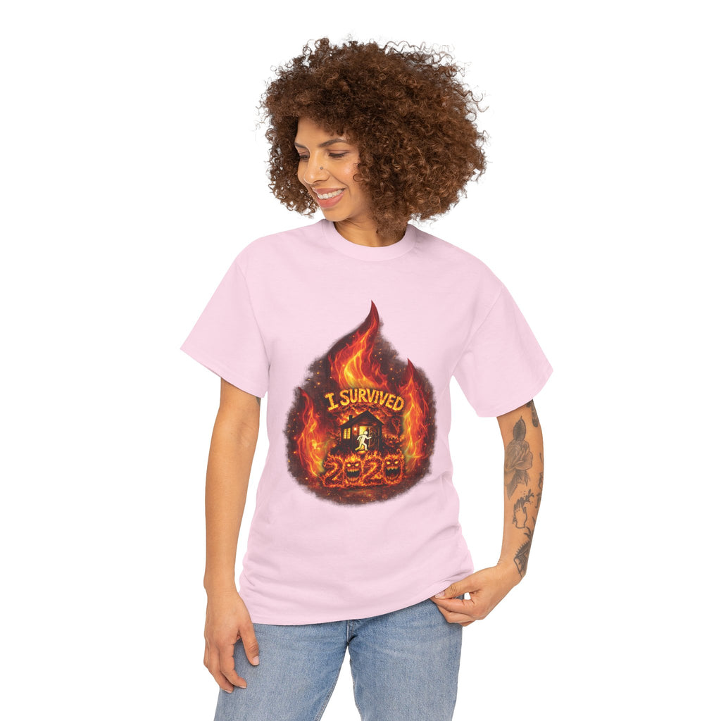 I Survived 2020 — Director's Cut S2:E1 "Berry Creek" | Wildfire Edition Memorial Unisex Heavy Cotton Tee