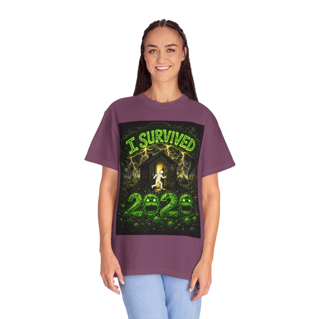 I Survived 2020 — S1:E3 "The Jab!" | Pandemic Edition Unisex Garment-Dyed T-shirt