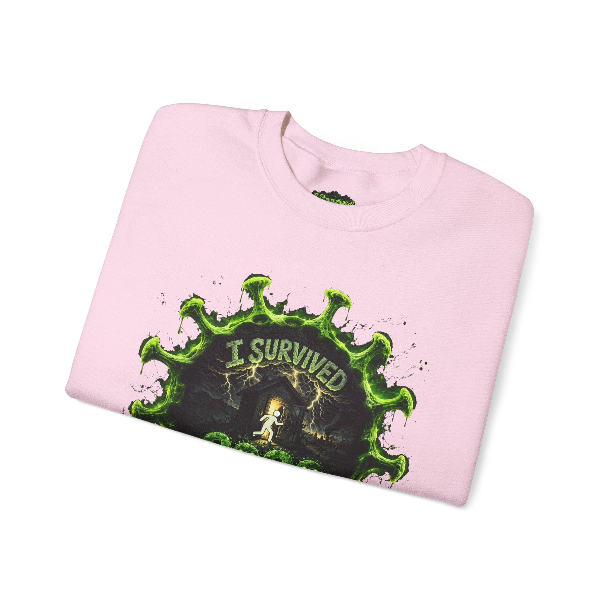 I Survived 2020 — Director's Cut S1:E3 "The Jab!" | Pandemic Edition Unisex Heavy Blend™ Crewneck Sweatshirt