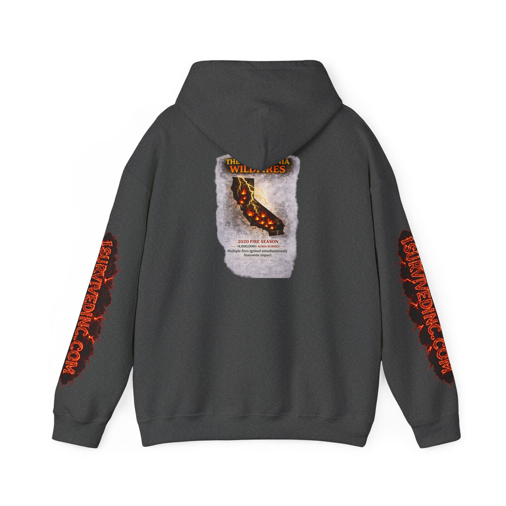 I Survived 2020 — S2:E3 "The California Wildfires" | Wildfire Edition Memorial Hoodie Sweatshirt