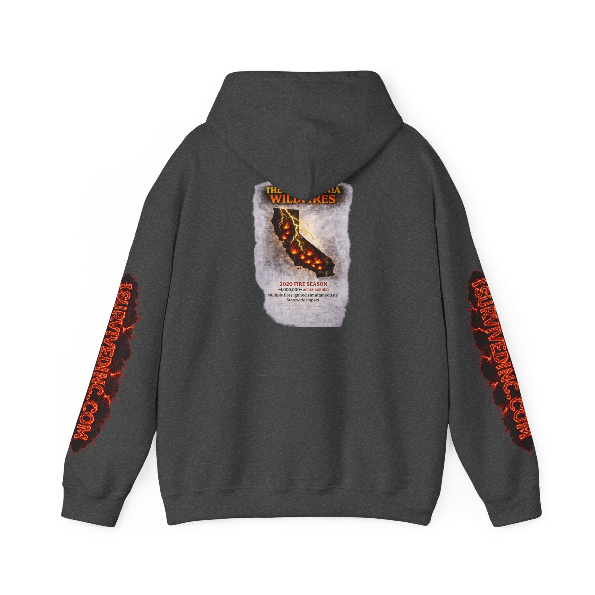 I Survived 2020 — S2:E3 "The California Wildfires" | Wildfire Edition Memorial Hoodie Sweatshirt