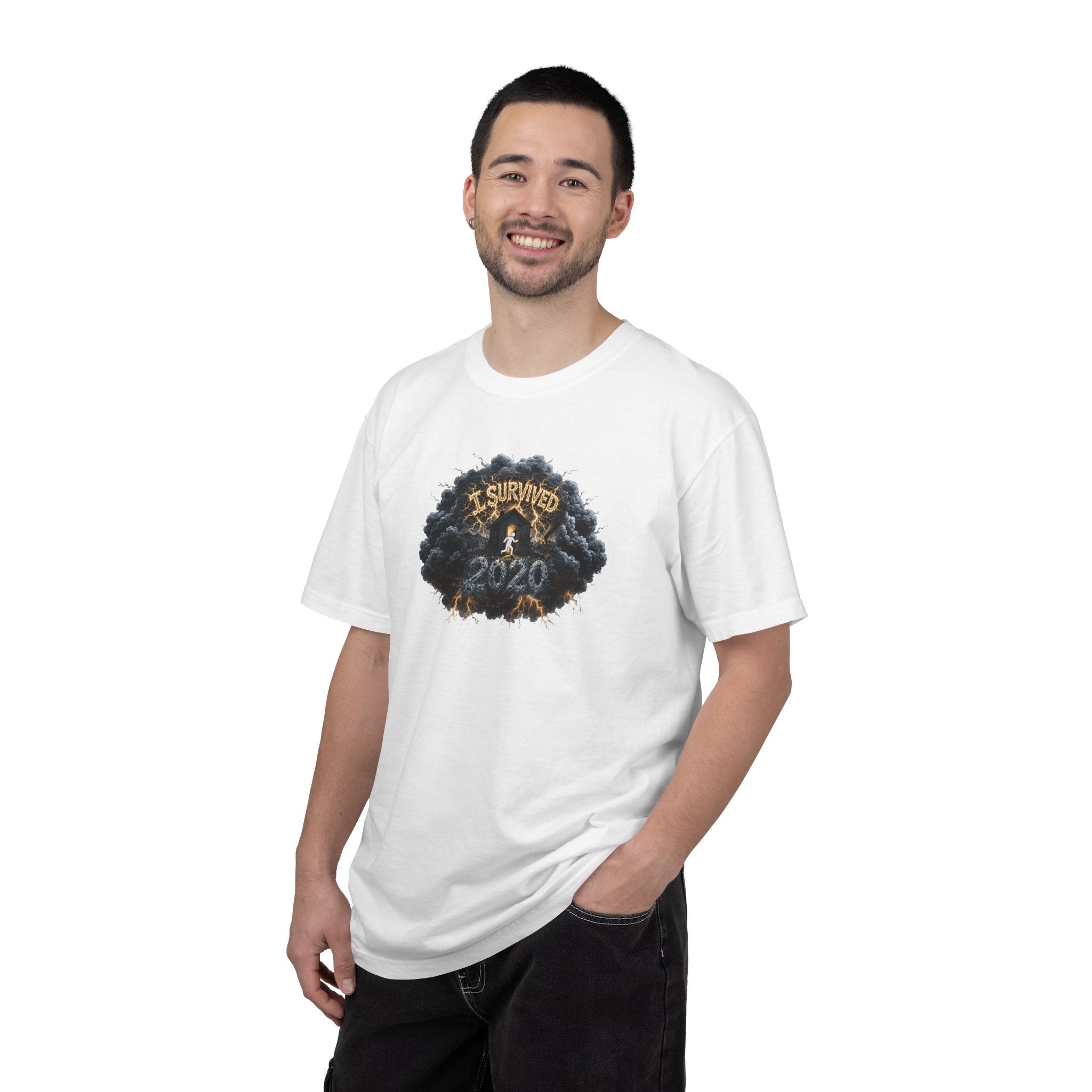 I Survived 2020 — Original PILOT Design: Director's Cut Unisex Garment-Dyed T-shirt