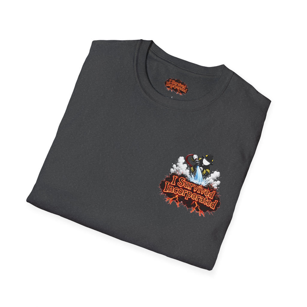 I Survived 2020 — "Please Stand By" Test Pattern Tee Wildfire Signal Edition Summer Premiere Unisex Softstyle T-Shirt