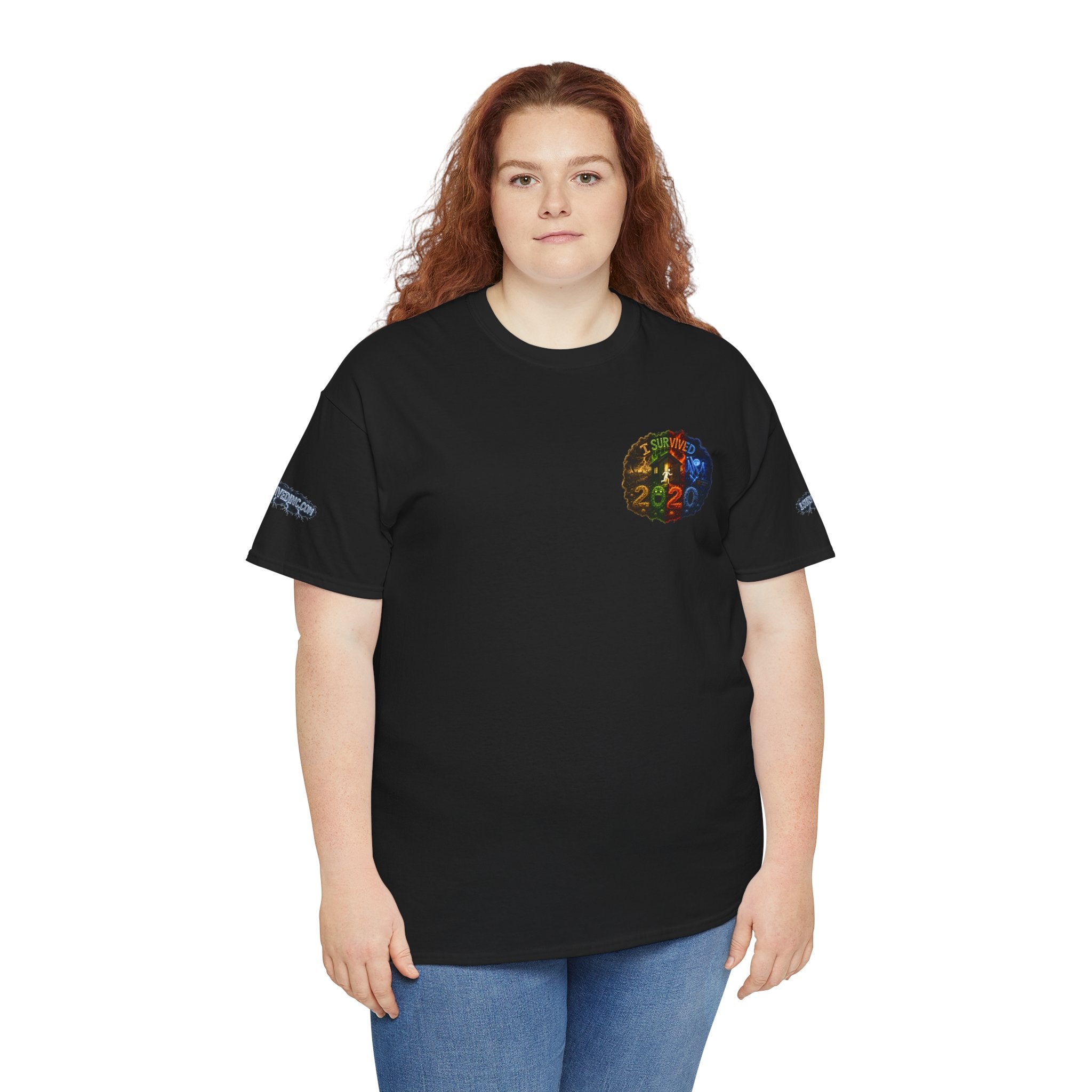 I Survived 2020 — "No Signal" Test Pattern Tee Alien Broadcast Finale Special Edition Summer Premiere Unisex Heavy Cotton Tee