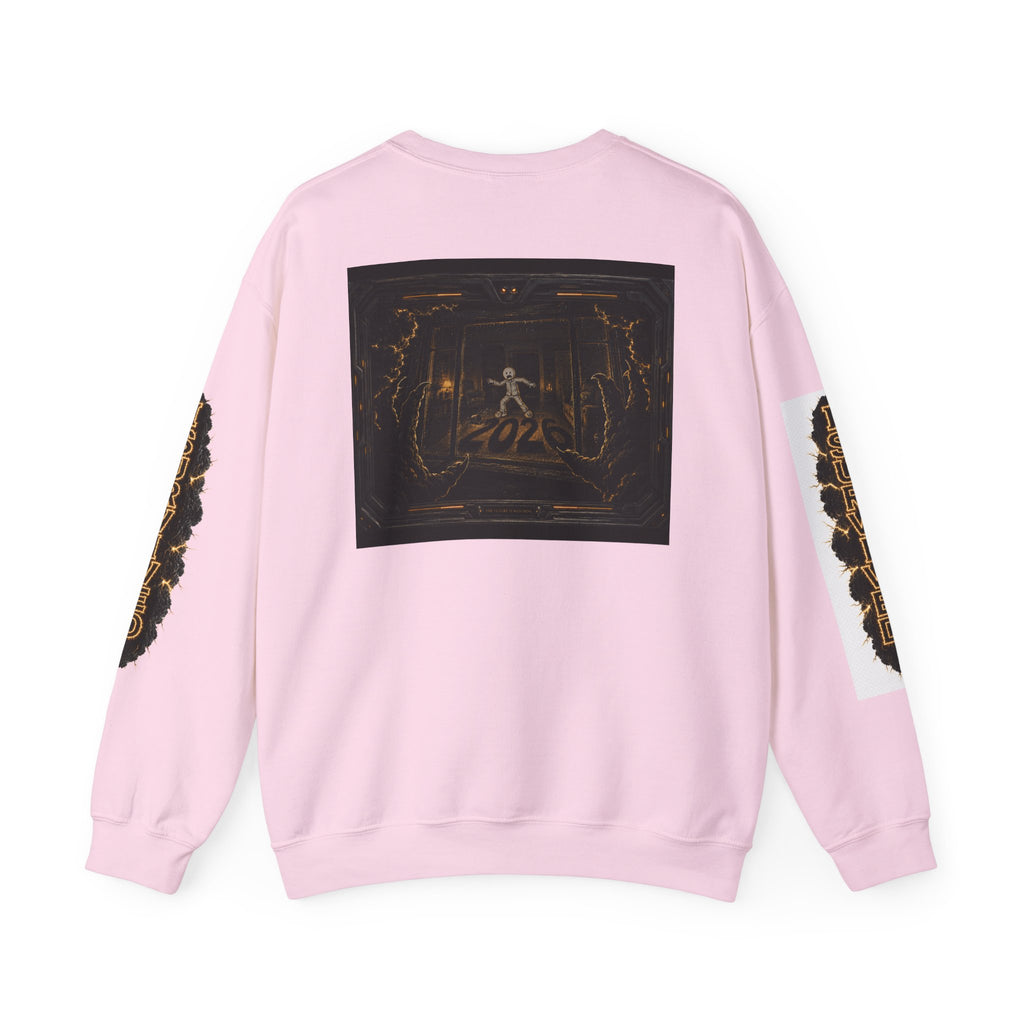I Survived 2020 — Director's Cut Original Design Teaser Tee | Season 1 Premiere Drop Unisex Heavy Blend™ Crewneck Sweatshirt