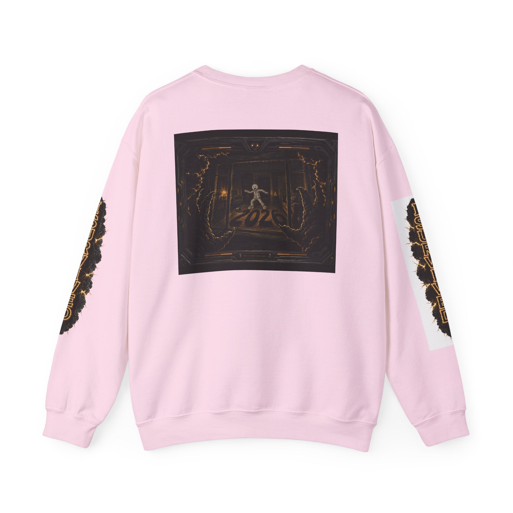 I Survived 2020 — Director's Cut Original Design Teaser Tee | Season 1 Premiere Drop Unisex Heavy Blend™ Crewneck Sweatshirt
