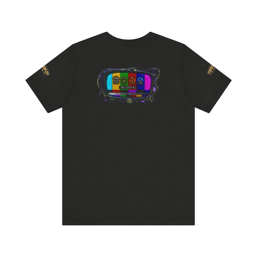 I Survived 2020 — "No Signal" Test Pattern Tee Alien Broadcast Finale Summer Premiere Unisex Jersey Short Sleeve Tee