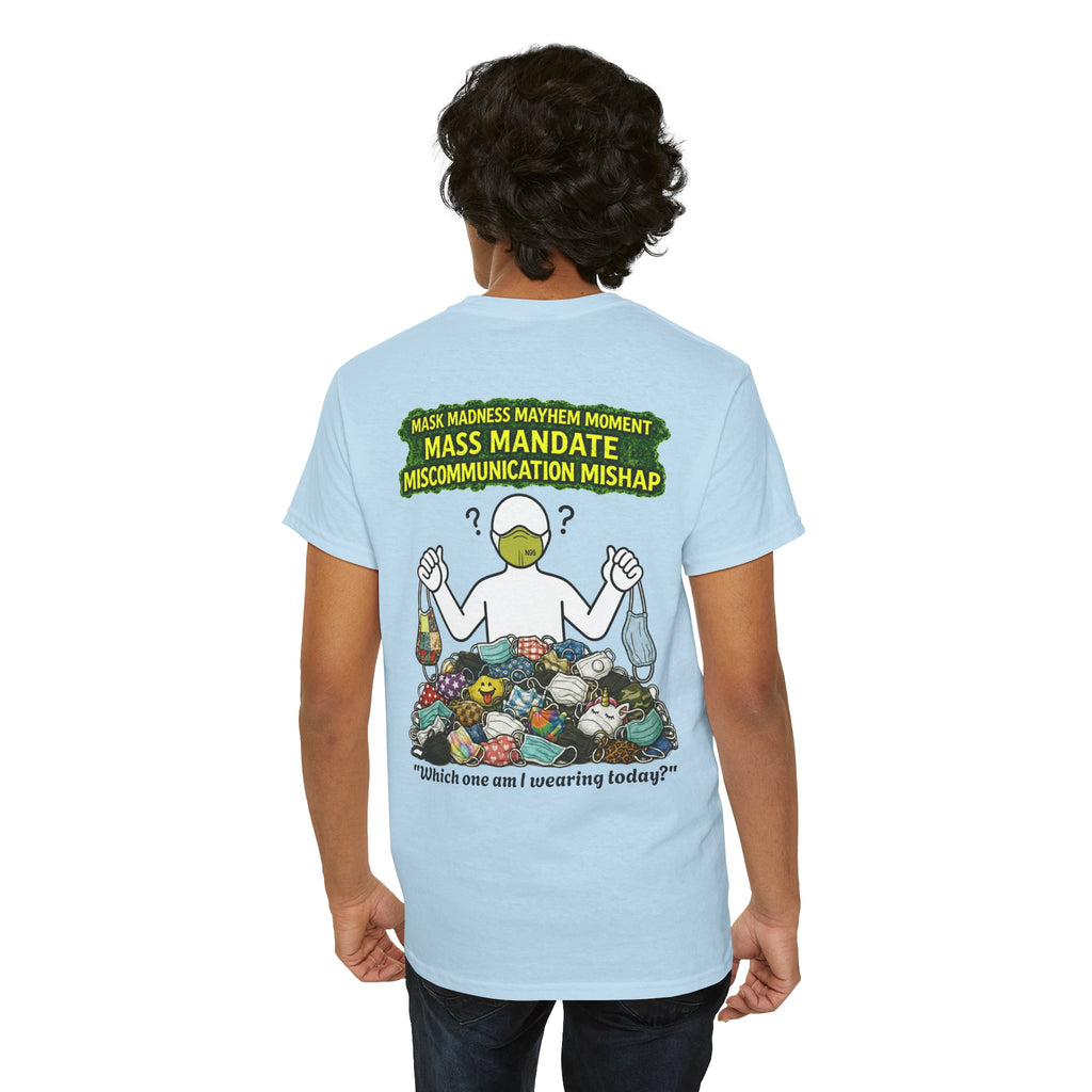 Sobreviví al 2020 — T1:E4 "Caos en Mascarillas: Un Momento de Locura" | Camiseta Unisex de Algodón Grueso Edición Pandemia (EDICIÓN ESPECIAL)