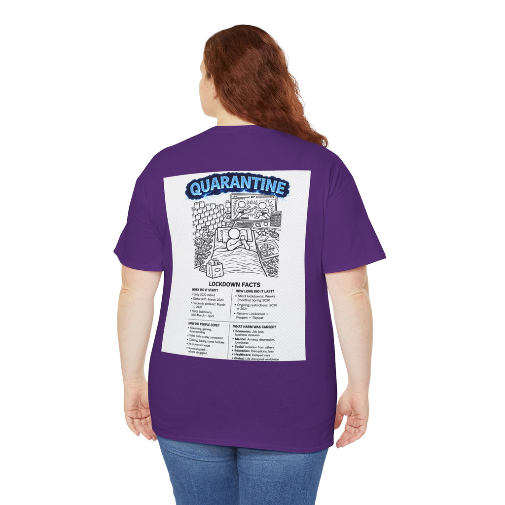 Copy of  I Survived 2020 — S3:E1 "Quarantine" | Lockdown Edition Documentary Unisex Heavy Cotton Tee