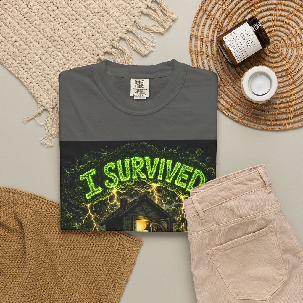 Sobreviví al 2020 — T1:E5 "Apocalipsis de Entregas" | Camiseta unisex teñida de edición Pandemia