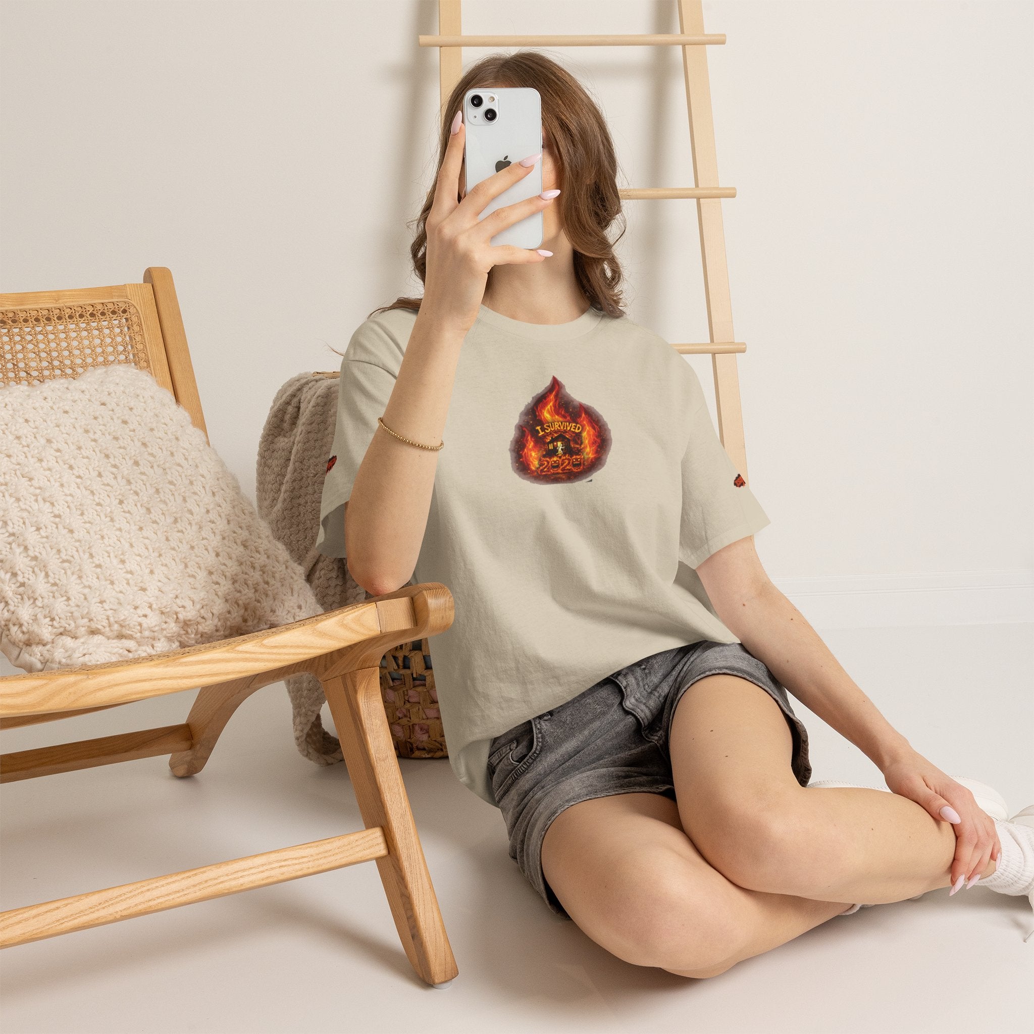 I Survived 2020 — WILDFIRES S2:E3: Director's Cut Special Edition "The California Wildfires" Memorial Unisex Heavy Cotton Tee