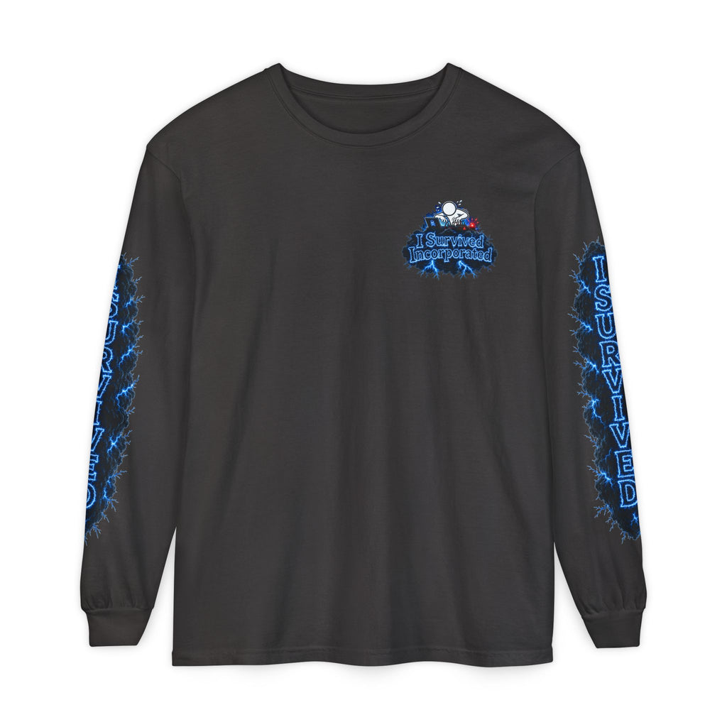 I Survived 2020 — "Please Stand By" Test Pattern Tee Lockdown Special Edition Summer Exclusive Unisex Garment-Dyed Long Sleeve T-Shirt