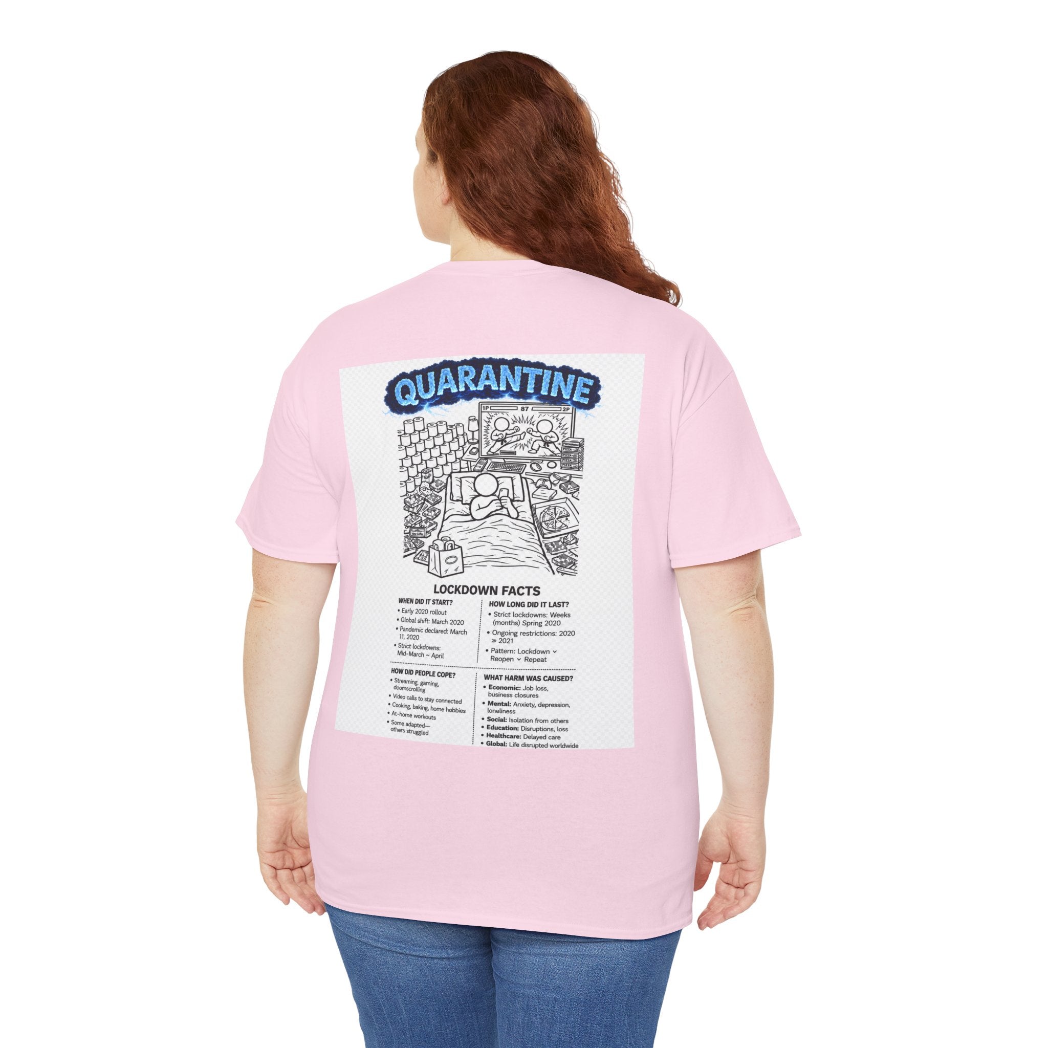 I Survived 2020 — Director's Cut S3:E1 "Quarantine" | Lockdown Edition Documentary Unisex Heavy Cotton Tee