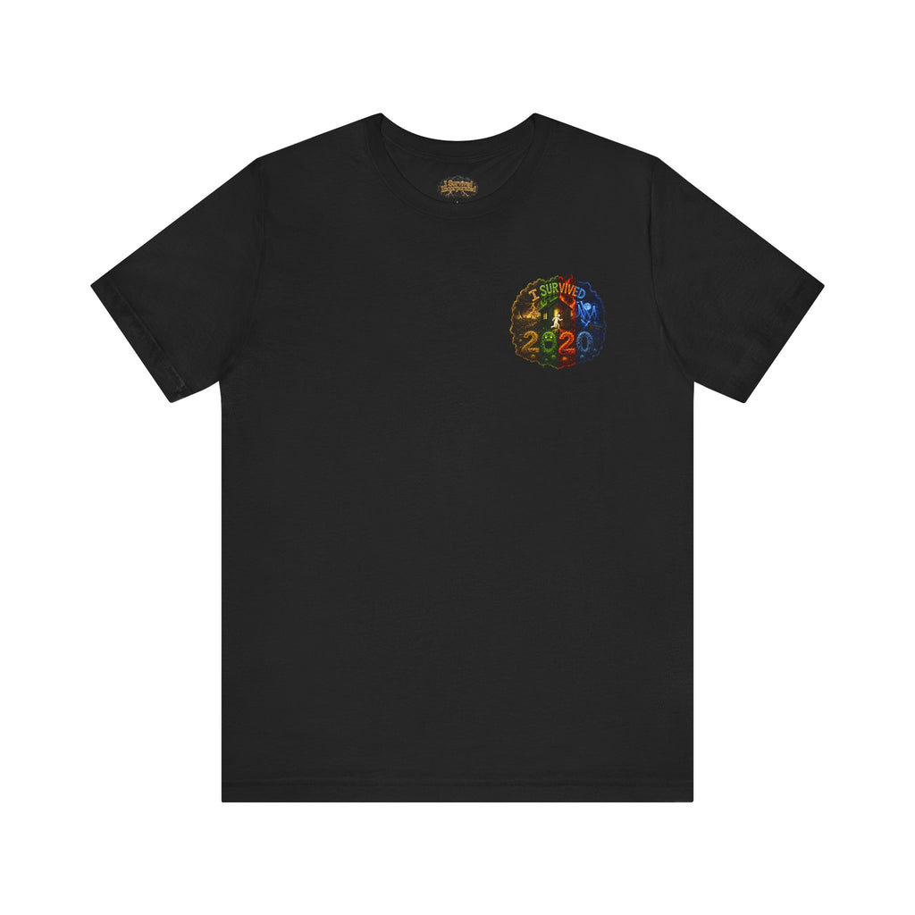 I Survived 2020 — "No Signal" Test Pattern Tee Alien Broadcast Finale Summer Premiere Unisex Jersey Short Sleeve Tee