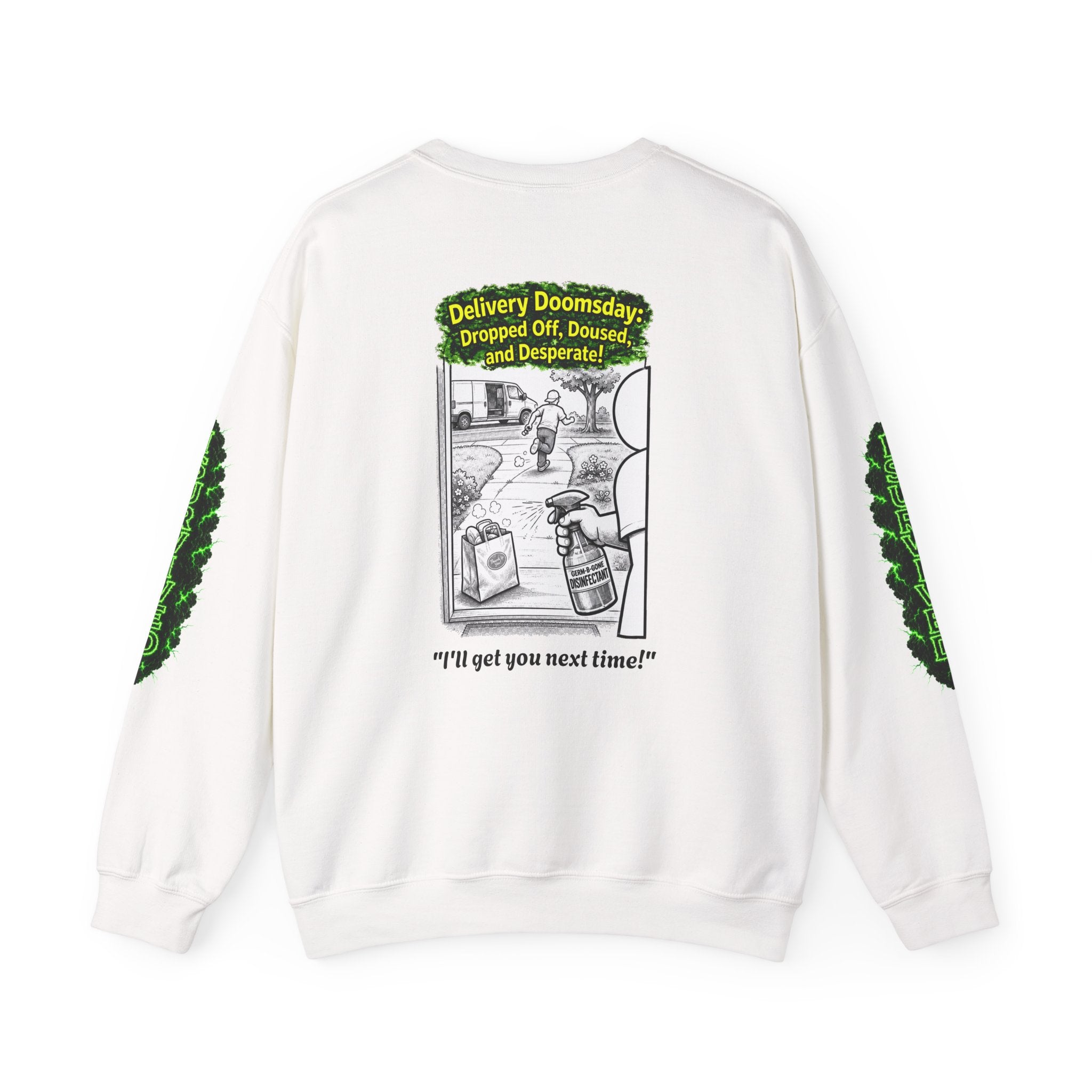 I Survived 2020 — PANDEMIC S1:E5: Director's Cut "Delivery Doomsday" Unisex Heavy Blend™ Crewneck Sweatshirt