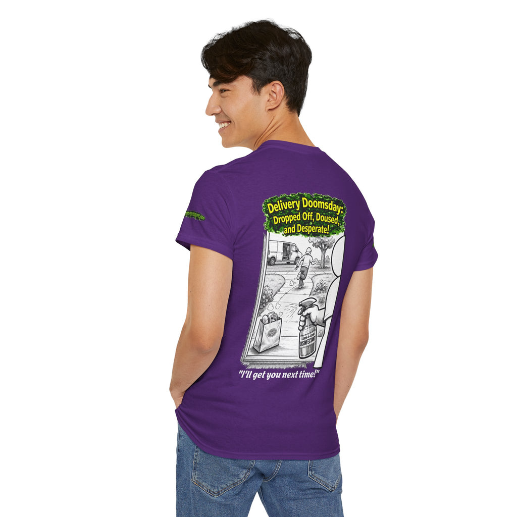 Sobreviví al 2020 — T1:E5 "El día del juicio final de las entregas" | Camiseta unisex de algodón pesado (Edición Pandemia) (EDICIÓN ESPECIAL)