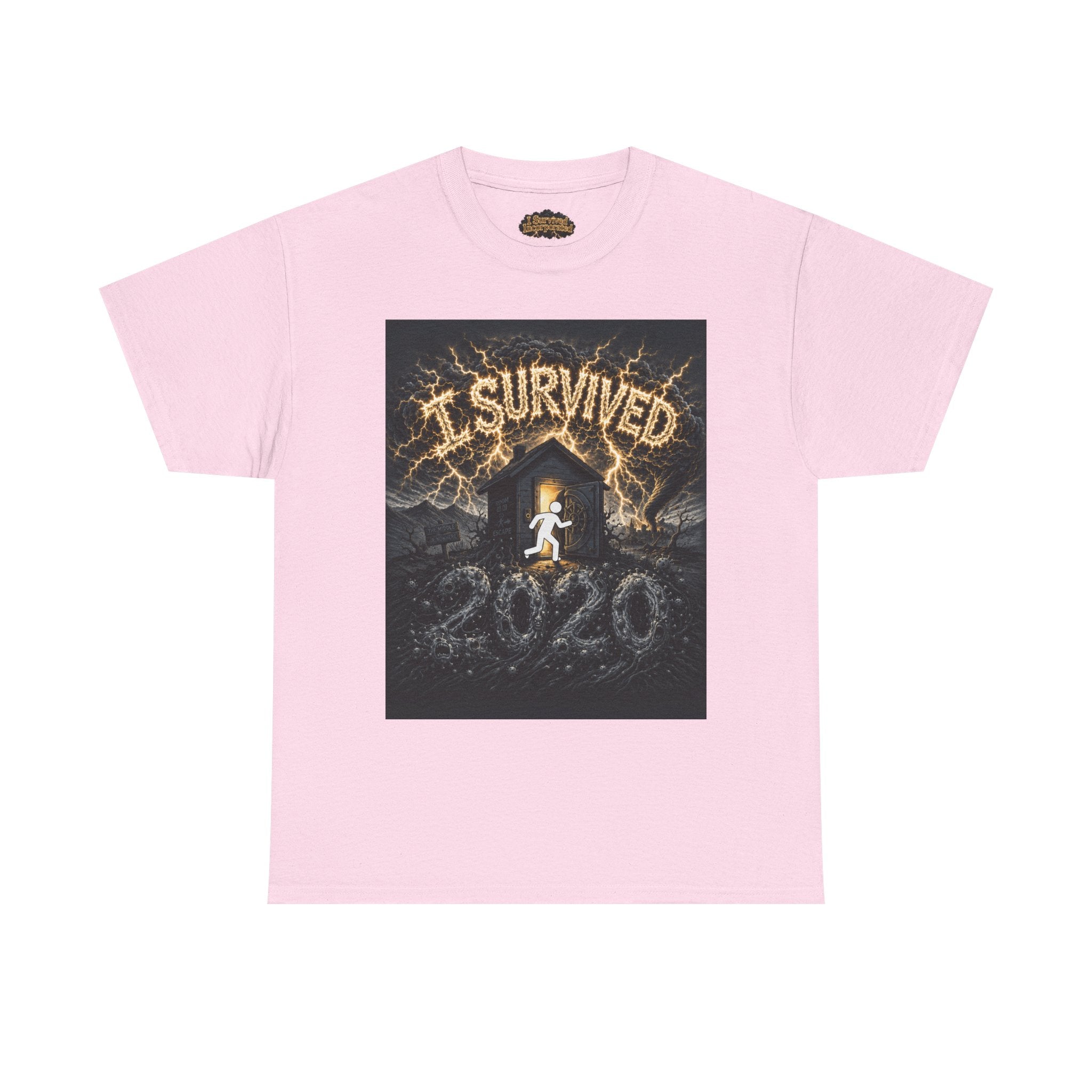 I Survived 2020 — Original Design Teaser Tee | Season 1 Premiere Drop Unisex Heavy Cotton Tee