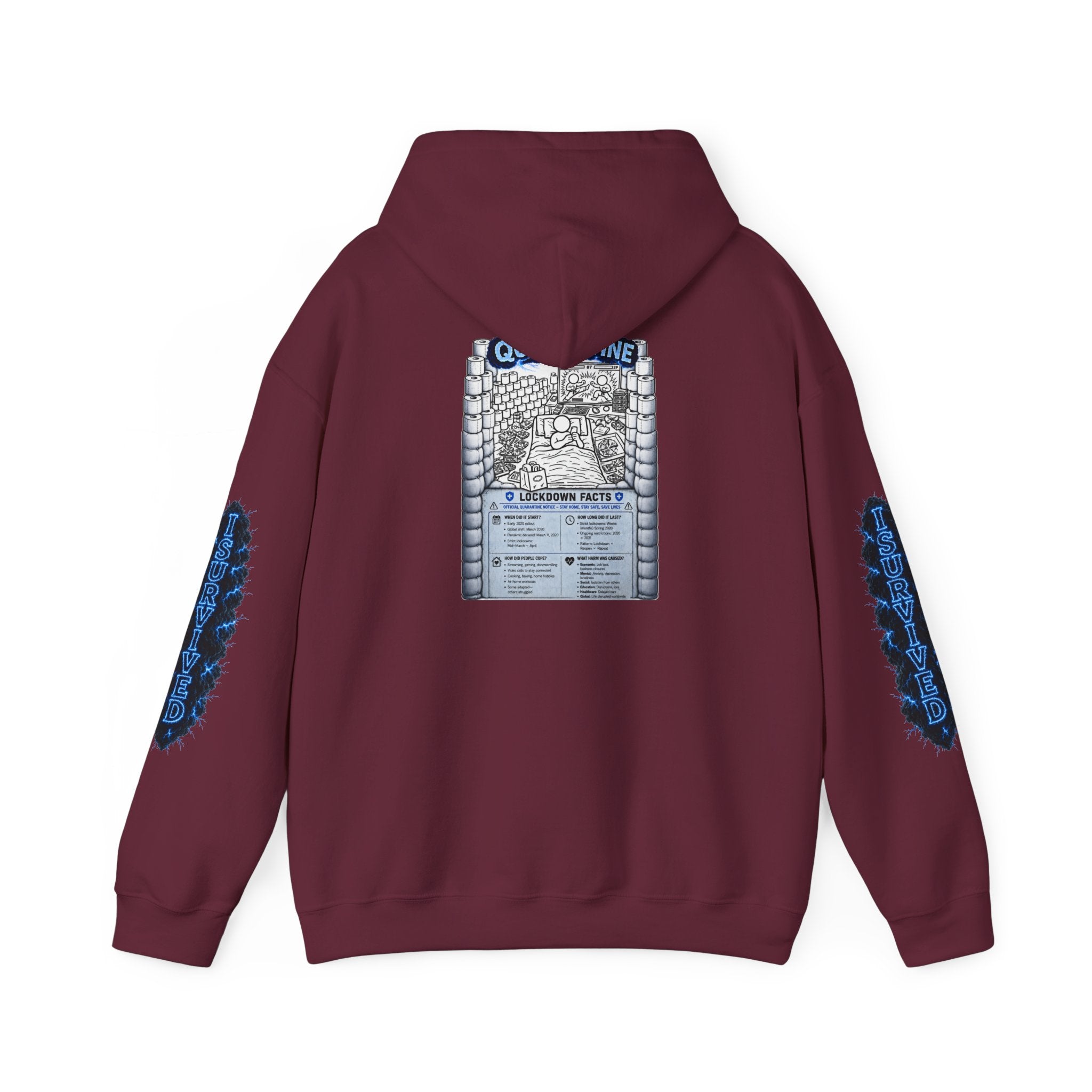 I Survived 2020 — LOCKDOWN S3:E1: Director's Cut "Quarantine" Hoodie