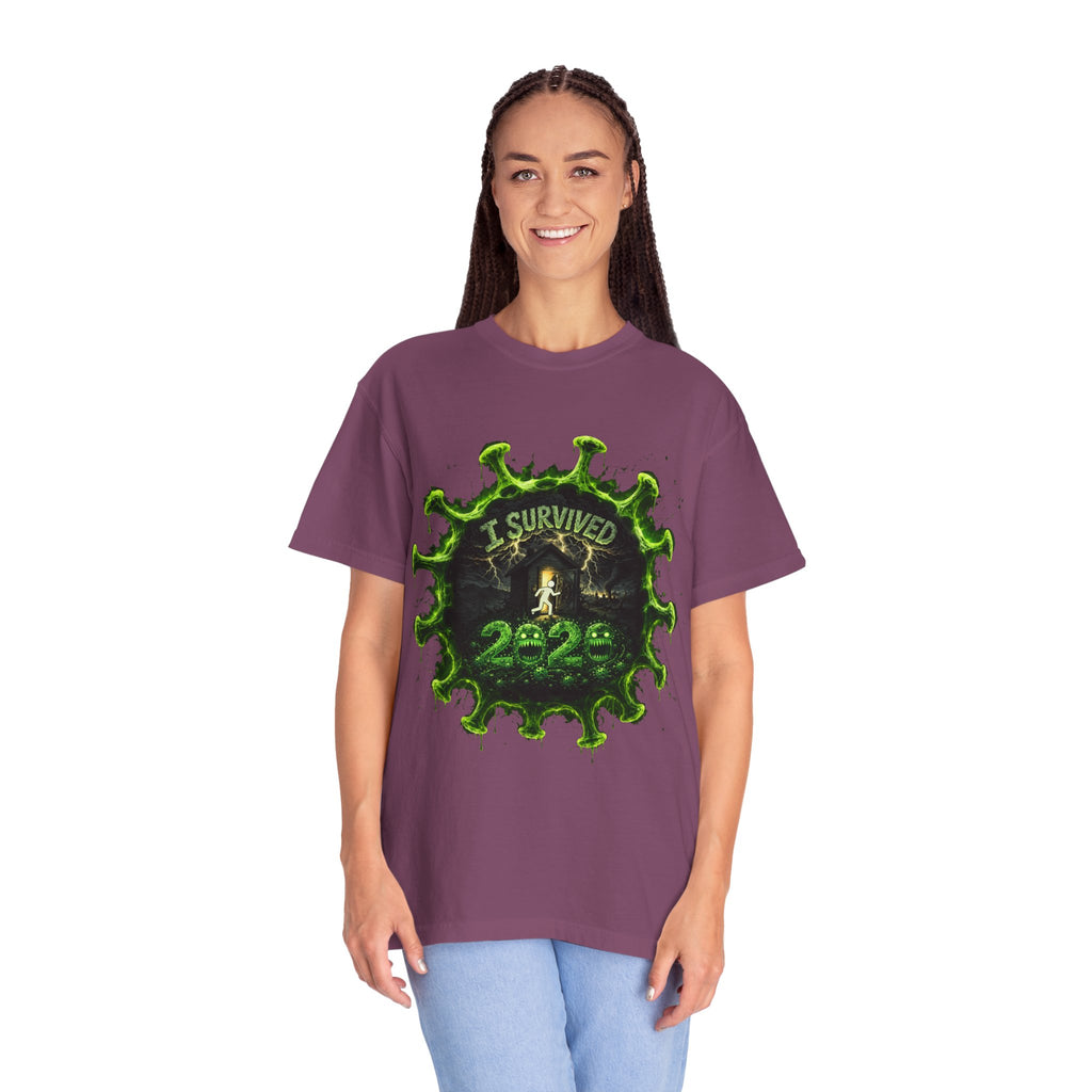 I Survived 2020 — Director's Cut S1:E5 "Delivery Doomsday" | Pandemic Edition Unisex Garment-Dyed T-shirt