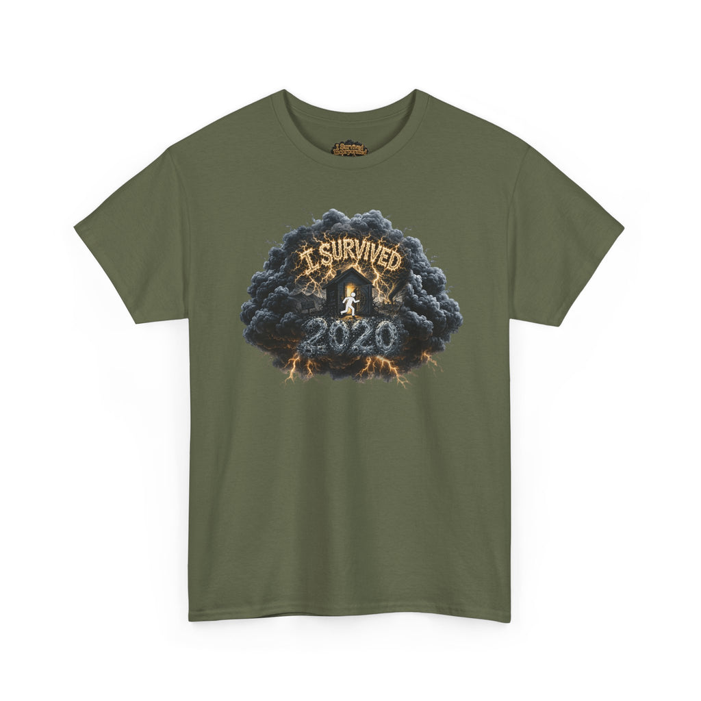 I Survived 2020 — Director's Cut Original Design Teaser Tee | Season 1 Premiere Drop Unisex Heavy Cotton Tee