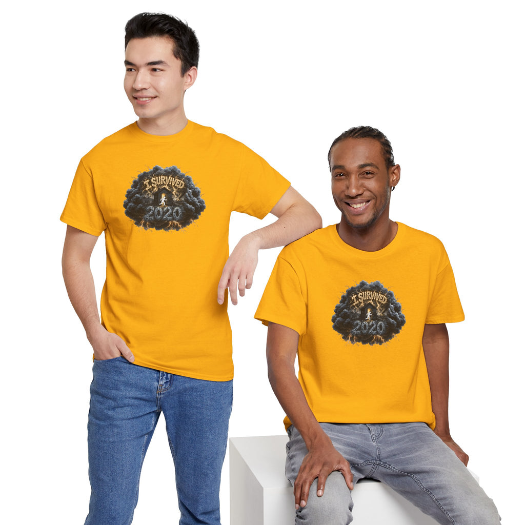 I Survived 2020 —  Original PILOT Design: Director's Cut Unisex Heavy Cotton Tee