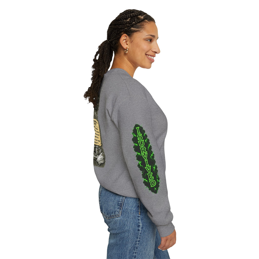 I Survived 2020 — PANDEMIC S1:E1: Director's Cut "COVID-19: The Coronavirus" Unisex Heavy Blend™ Crewneck Sweatshirt
