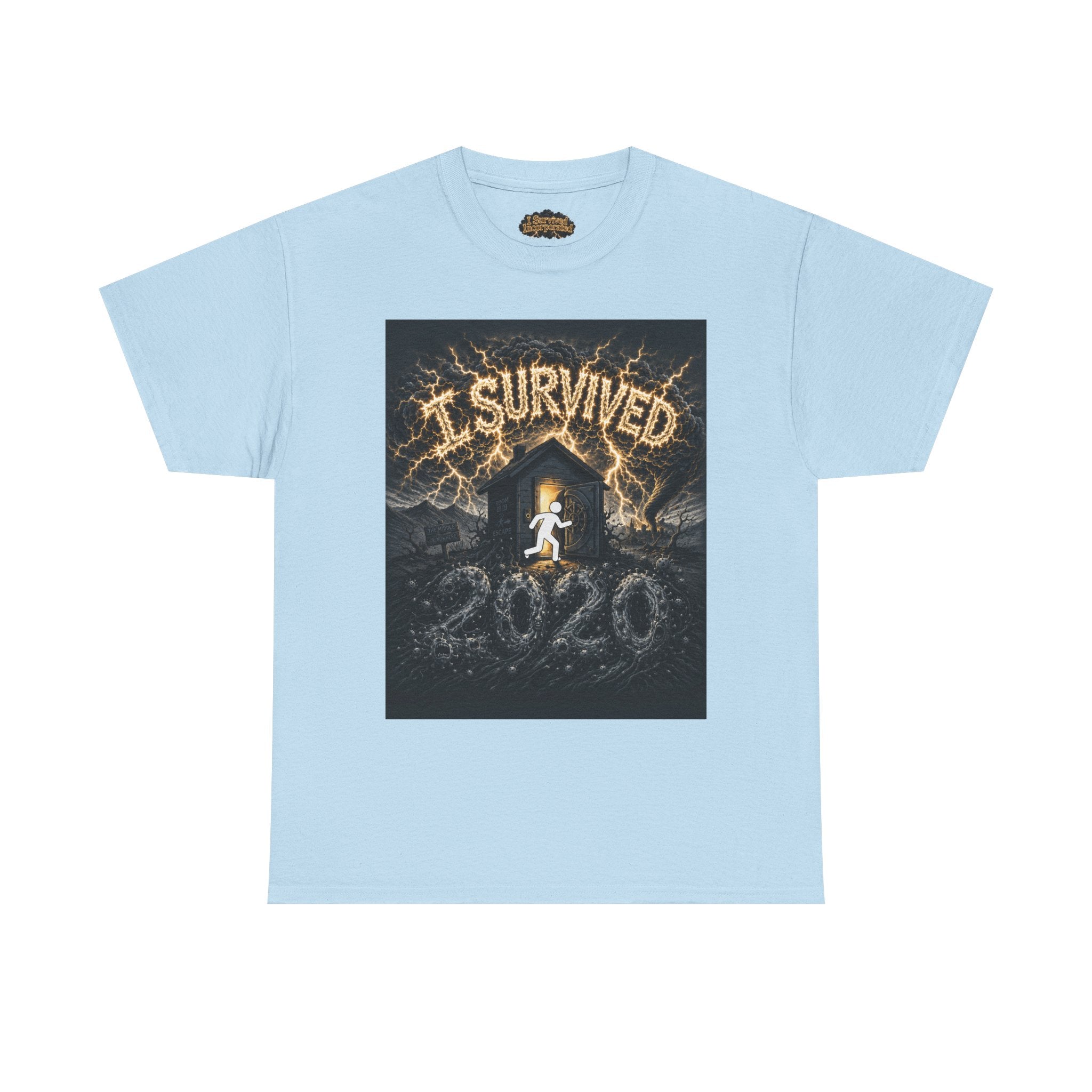 I Survived 2020 — Original Design Teaser Tee | Season 1 Premiere Drop Unisex Heavy Cotton Tee