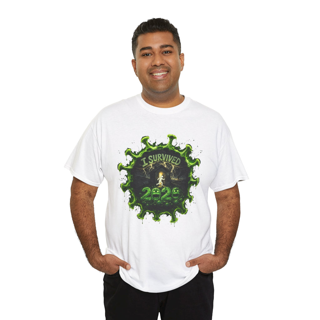 I Survived 2020 — Director's Cut S1:E4 "Mask Madness Mayhem Moment" | Pandemic Edition Unisex Heavy Cotton Tee