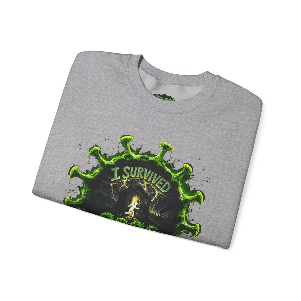 I Survived 2020 — Director's Cut S1:E3 "The Jab!" | Pandemic Edition Unisex Heavy Blend™ Crewneck Sweatshirt