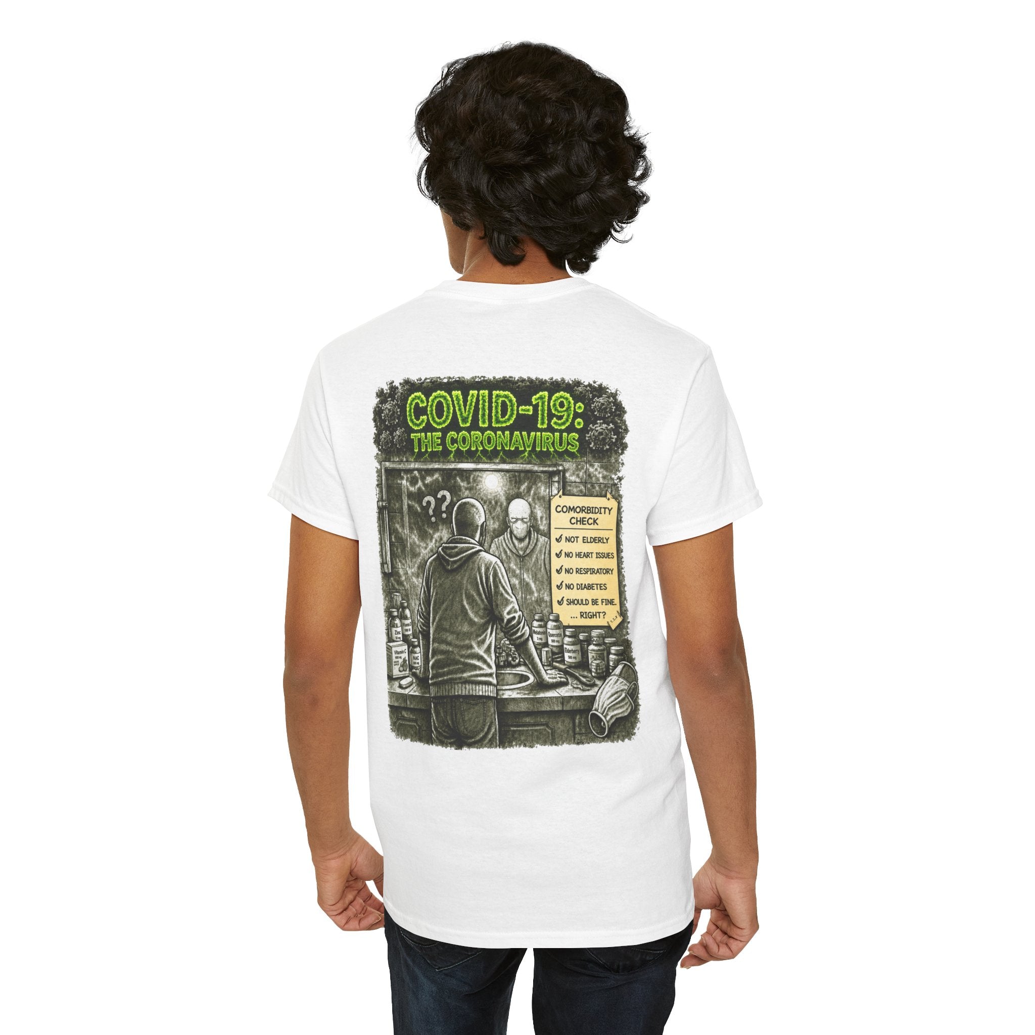 I Survived 2020 — PANDEMIC S1:E1: Director's Cut "COVID-19: The Coronavirus" Unisex Heavy Cotton Tee