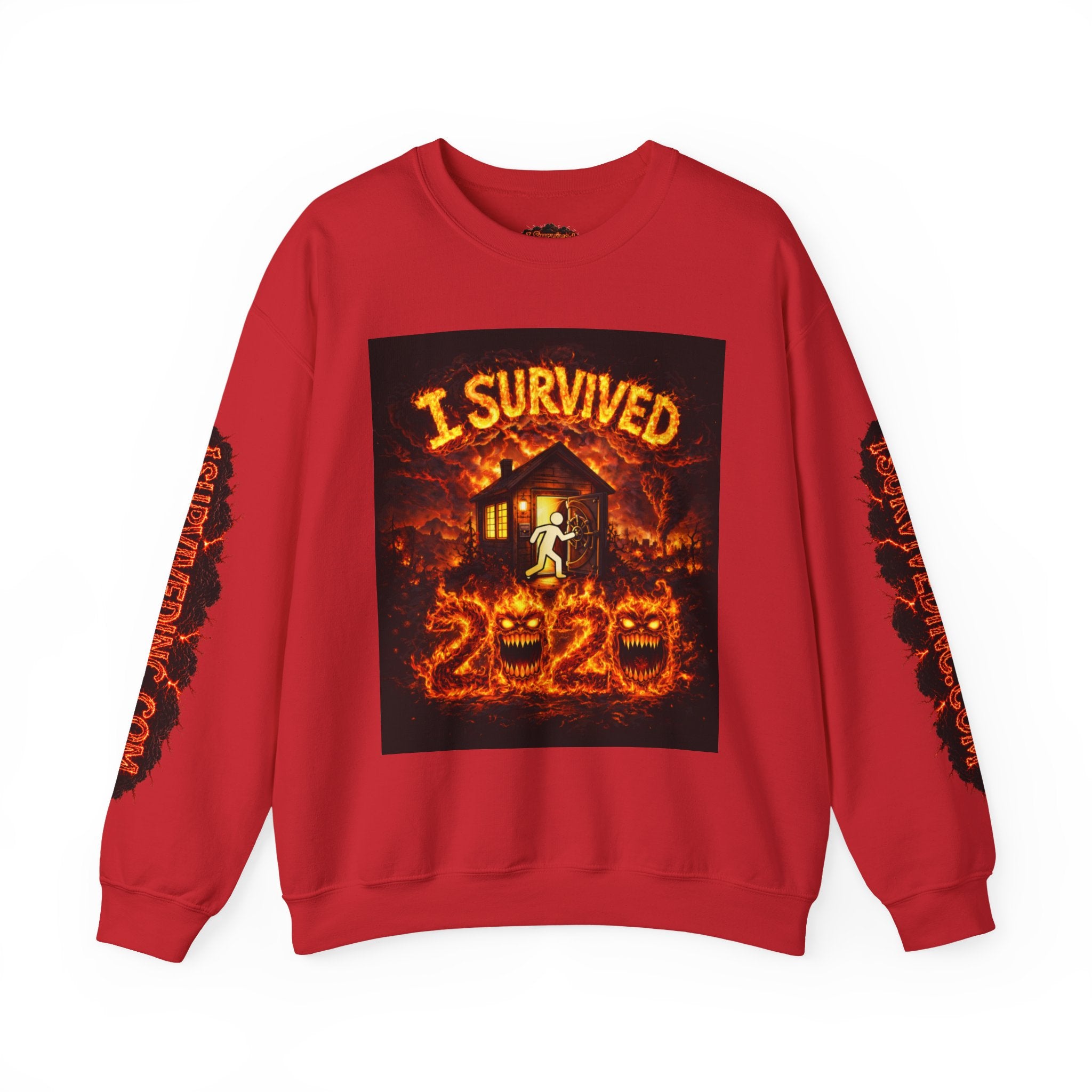 I Survived 2020 — S2:E4 "Western U.S. Wildfire Season" | Mid-Season Finale Pt. 1 | Wildfire Edition Memorial Unisex Heavy Blend™ Crewneck Sweatshirt