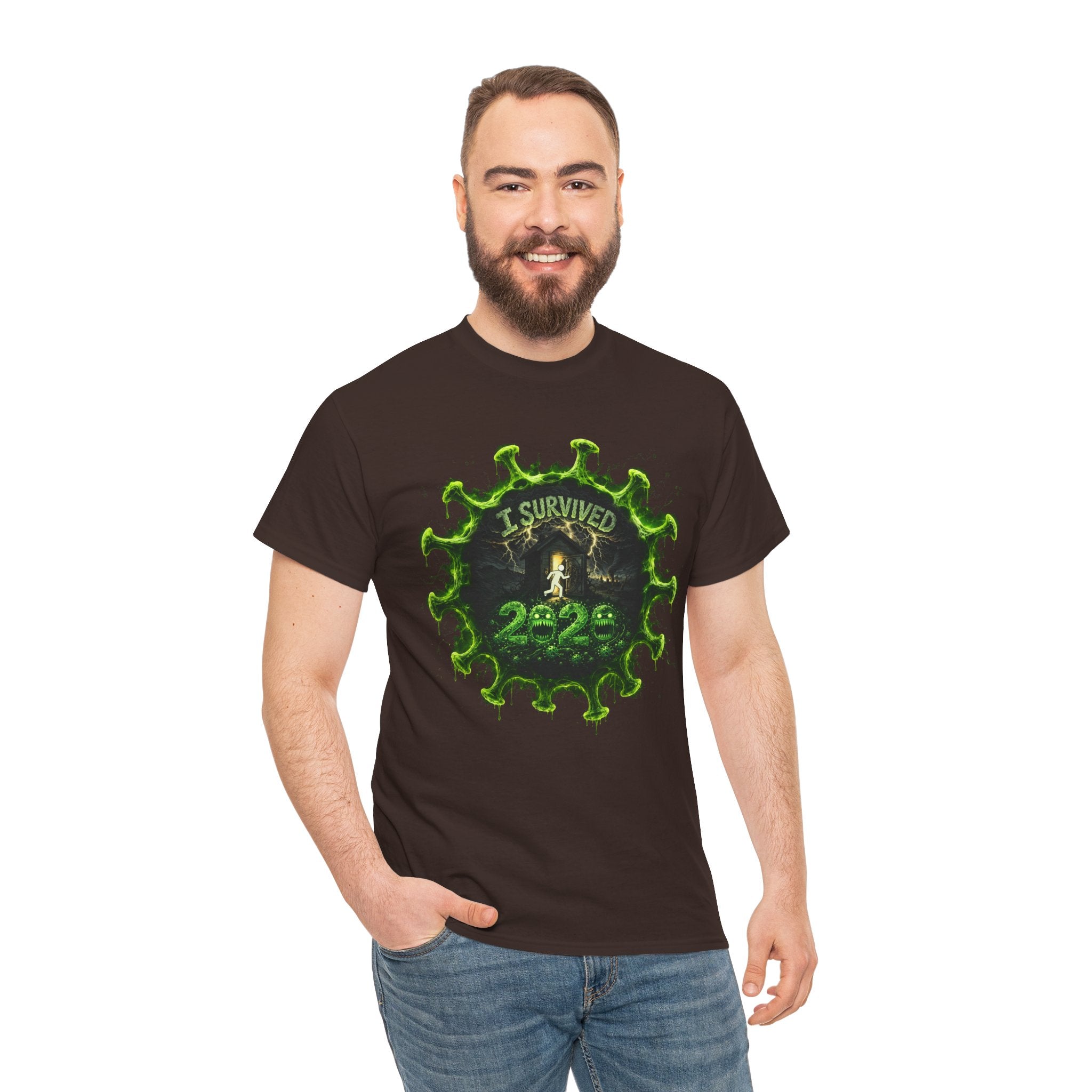 I Survived 2020 — Director's Cut S1:E4 "Mask Madness Mayhem Moment" | Pandemic Edition Unisex Heavy Cotton Tee