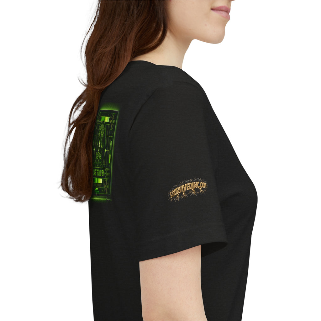 I Survived 2020 — "Please Stand By" Test Pattern Toxic Signal Tee Special Edition Summer Premiere Unisex Jersey Short Sleeve Tee