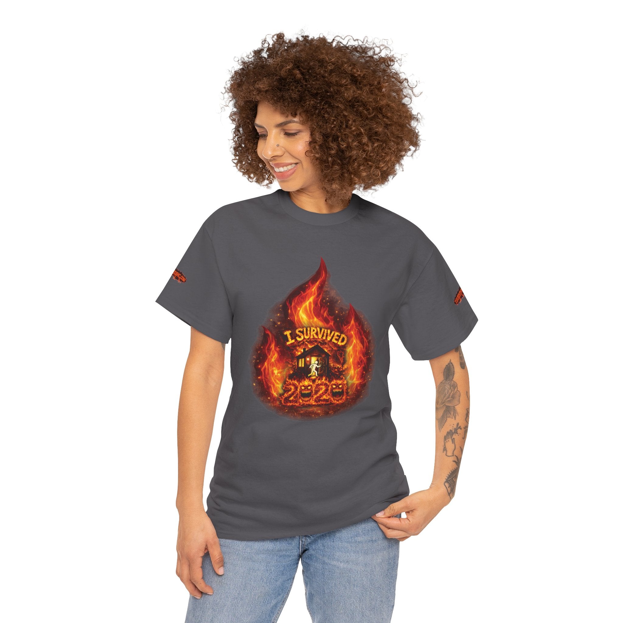 I Survived 2020 — Director's Cut S2:E3 "The California Wildfires" | Wildfire Edition Memorial Unisex Heavy Cotton Tee (SPECIAL EDITION)