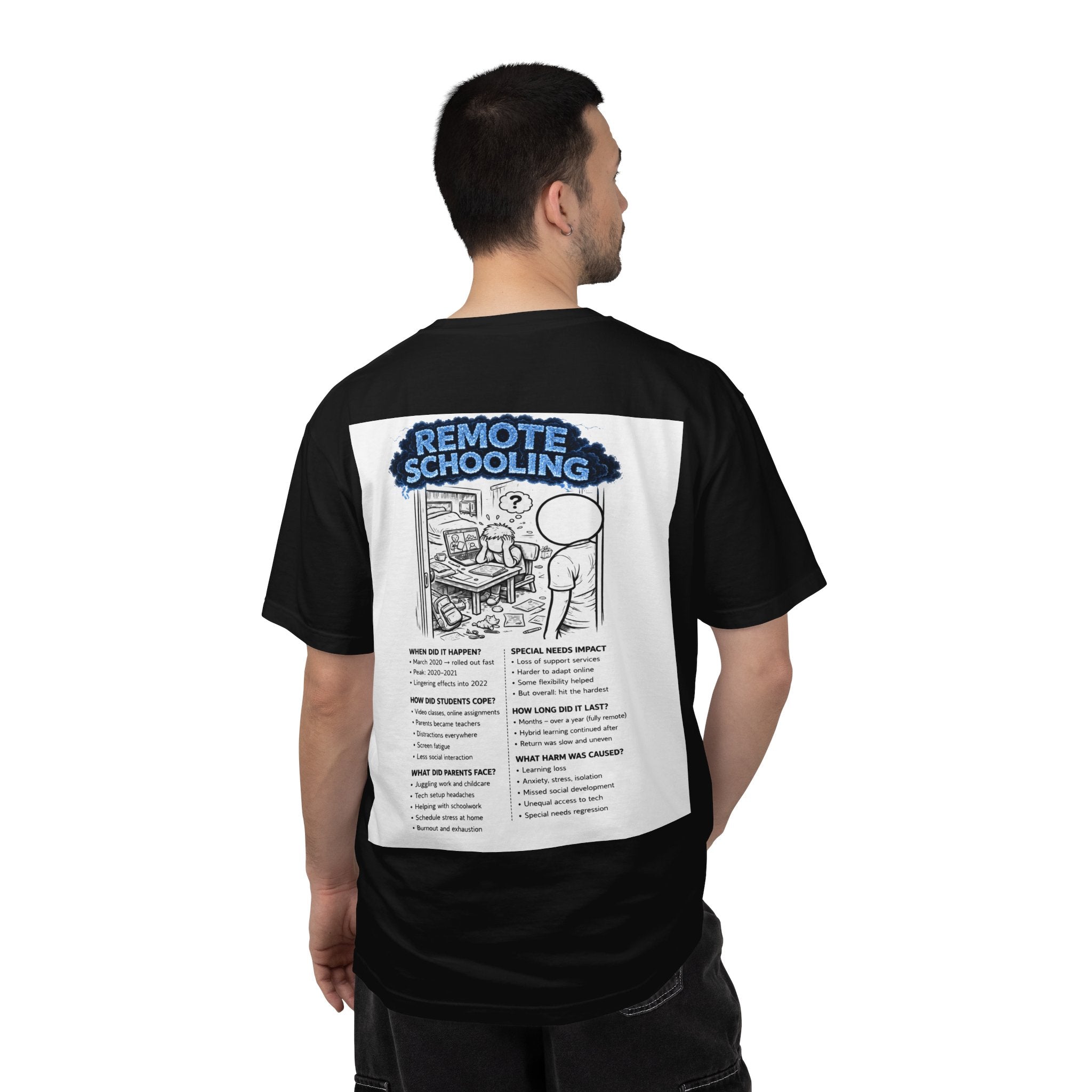 I Survived 2020 — S3:E3 "Remote Schooling" | Lockdown Edition Documentary Unisex Garment-Dyed T-shirt