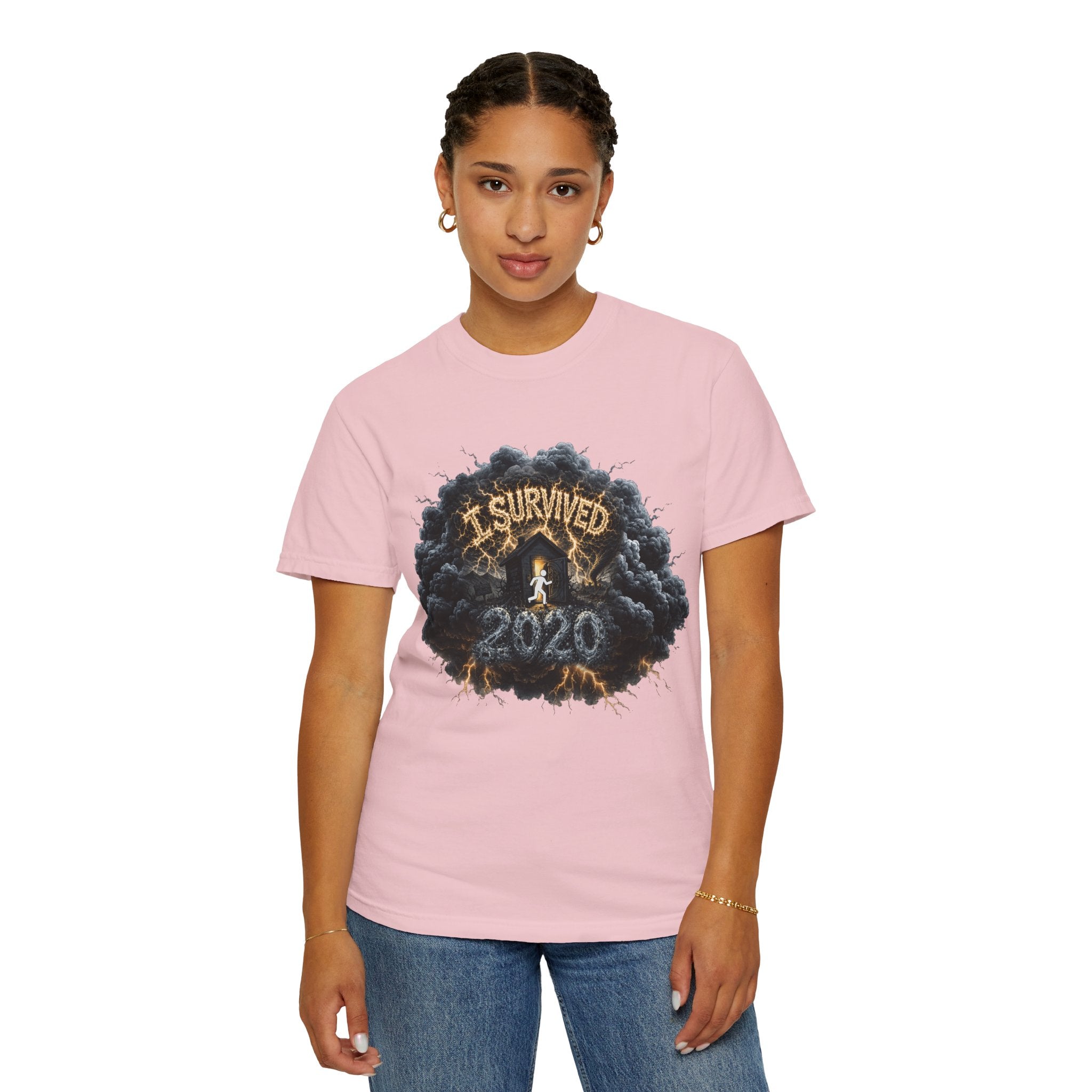 I Survived 2020 — Director's Cut Original Design Teaser Tee | Season 1 Premiere Drop Unisex Garment-Dyed T-shirt